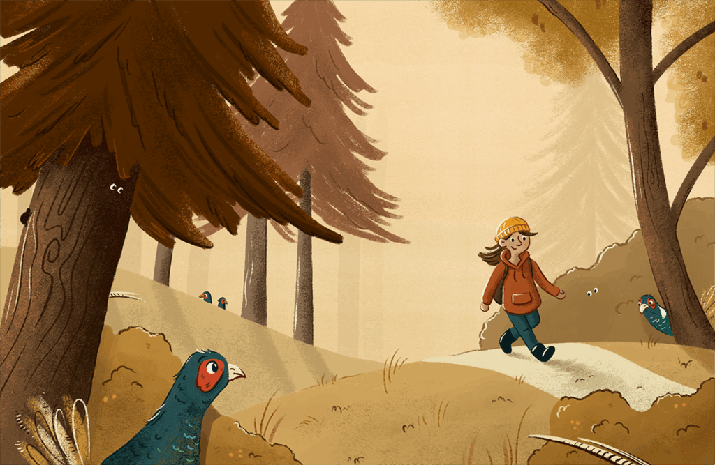 Fasan Doppelseite Franziska Zahn