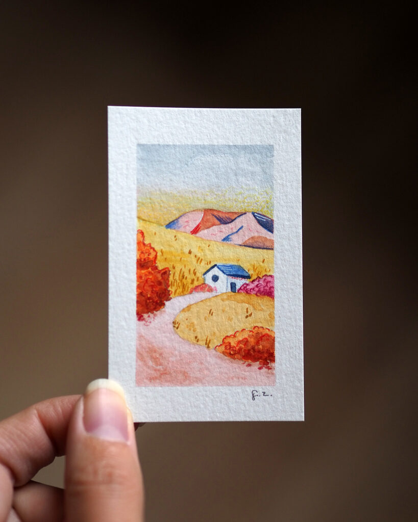 Mini-Aquarell Franziska Zahn