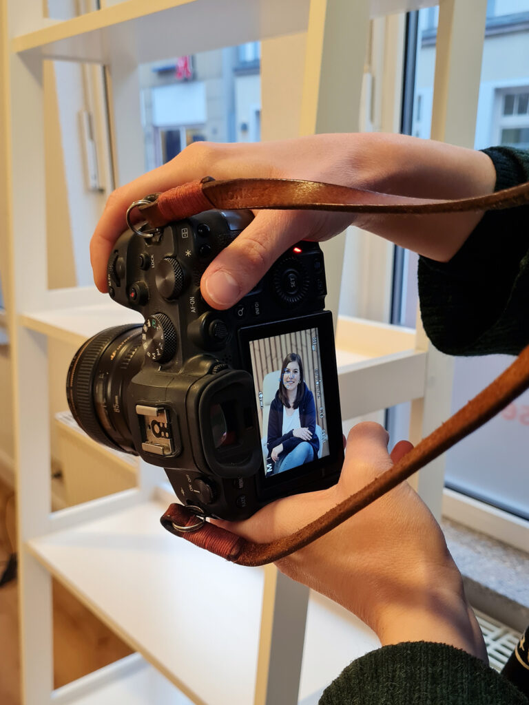 Franziska Zahn Fotoshooting Hörakustik Sommerfeld