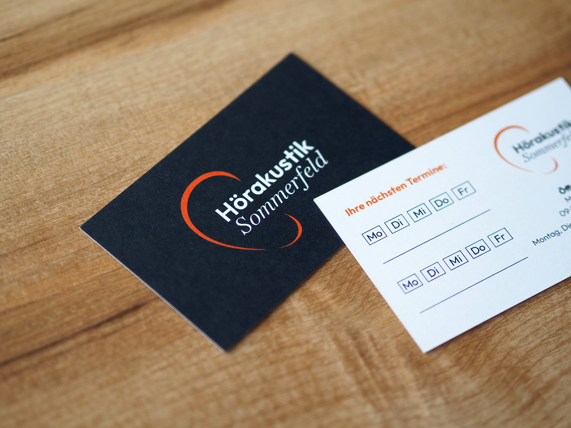 Franziska Zahn Visitenkarte Hörakustik Sommerfeld