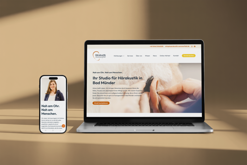 Franziska Zahn Webdesigns Hörakustik Sommerfeld