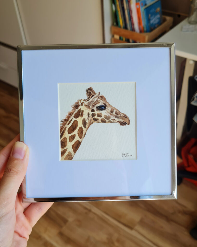 Giraffe Aquarell Franziska Zahn